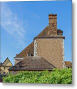 Medieval Rooftops In Chartres Metal Print