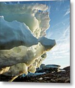 Melting Iceberg, Nunavut Territory Metal Print