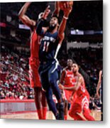 Memphis Grizzlies V Houston Rockets Metal Print