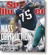 Miami Dolphins V New England Patriots Sports Illustrated Cover Metal Print