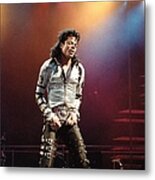 Michael Jackson Bad World Tour Metal Print