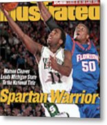 Michigan State University Mateen Cleaves, 2000 Ncaa Sports Illustrated Cover Metal Print