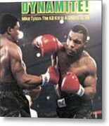 Mike Tyson, 1986 Wbc Heavyweight Title Sports Illustrated Cover Metal Print