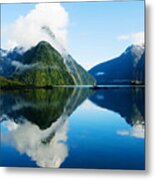 Milford Sound Fiordland New Zealand Metal Print