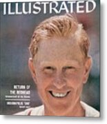 Milwaukee Braves Red Schoendienst Sports Illustrated Cover Metal Print
