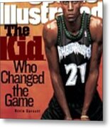 Minnesota Timberwolves Kevin Garnett Sports Illustrated Cover Metal Print
