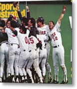 Minnesota Twins, 1991 World Series Sports Illustrated Cover Metal Print