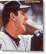 Minnesota Twins Manager Billy Martin Sports Illustrated Cover Metal Print