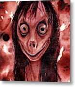 Momo Dry Blood Metal Print