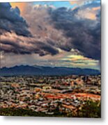 Monsoon Hits Tucson Metal Print