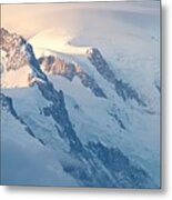 Mont Blanc Sunrise Metal Print