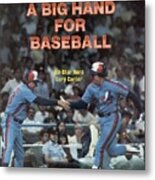 Montreal Expos Gary Carter, 1981 Mlb All Star Game Sports Illustrated Cover Metal Print