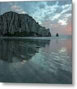 Morro Rock Sunset Metal Print