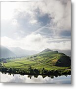 Moselle River Near Bremm Metal Print