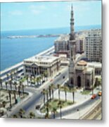 Mosque And Minaret In Alexandria Metal Print