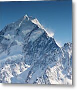 Mount Cook Aoraki Summit Ridge Metal Print