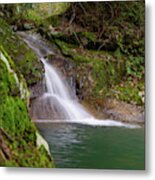 Mountain Waterfall Ii Metal Print