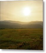 Mountains At Dawn Metal Print