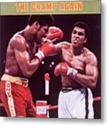 Muhammad Ali, 1978 Wba Heavyweight Title Sports Illustrated Cover Metal Print