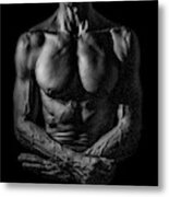 Muscle Man Metal Print