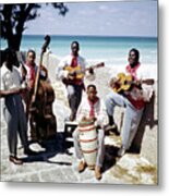 Musical Group In Varadero, Cuba Metal Print
