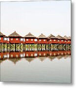 Myanmar, Inle Lake, Hua Pin Resort Metal Print