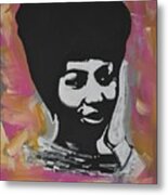 Mz Franklin Metal Print