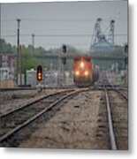 N 8874 Leads A Mixed Freight Metal Print