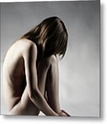 Naked Woman Metal Print