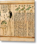 Nany Before Osiris, Book Of The Dead Metal Print