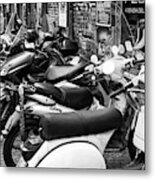 Napoli Scooter Choices In Italia Metal Print