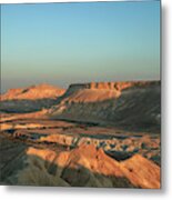 Negev Desert Landscape Ha Metal Print