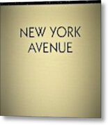 New York Avenue Metal Print