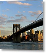 New York - Brooklyn Bridge Metal Print