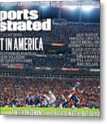 New York Jets V Denver Broncos Sports Illustrated Cover Metal Print