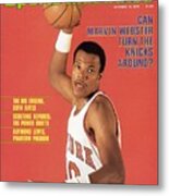 New York Knicks Marvin Webster Sports Illustrated Cover Metal Print