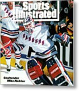New York Rangers Goalie Mike Richter, 1994 Nhl Stanley Cup Sports Illustrated Cover Metal Print