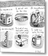 New York Review Of Mugs Metal Print