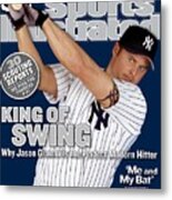 New York Yankees Jason Giambi Sports Illustrated Cover Metal Print