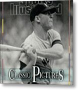 New York Yankees Mickey Mantle Sports Illustrated Cover Metal Print