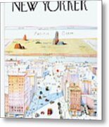 New Yorker March 29, 1976 Metal Print