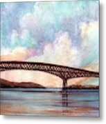 Newburgh - Beacon Bridge Sky Pano Metal Print