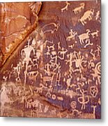 Newspaper Rock Petroglyphs, Utah Metal Print