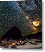 Night On The Mountain Metal Print