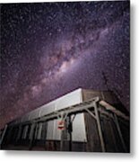 Night Sky In Atacama Desert, Chile Metal Print