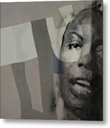 Nina Simone _ Retro Metal Print