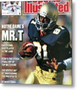 Notre Dames Mr. T 1986 College Football Preview Issue Sports Illustrated Cover Metal Print