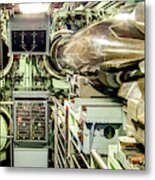 Nuclear Submarine Torpedo Room Metal Print