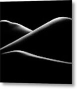 Nude Woman Bodyscape 17 Metal Poster