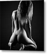 Nude Woman Bodyscape 32 Metal Poster